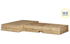 Buiten Rechthoekig Podium (Set van 2), DR160