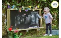 Buiten Wandgemonteerd Schoolbord - Breed, DR174