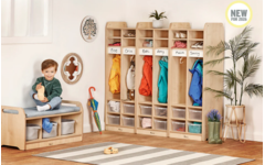 Kleuter garderobe (6 kinderen), PT1378