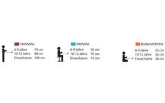 Zap | Wandrail 198 cm, voor 3 tot 4 bladen