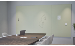 Chameleon Sharp Wall - 198 x 354 cm (3 panelen), Satin Leaf