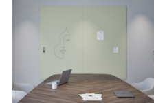 Chameleon Sharp Wall - 198 x 354 cm (3 panelen), Satin Leaf