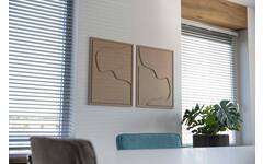 FLOW 2 luik -Acoustic Art - Bruin, 2 stuks, 80x60 cm