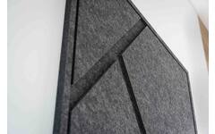 GEO Large - Acoustic Art - Antraciet, 1 stuk, 120x80 cm