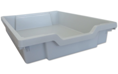 Gratnell lade F1 - 31 x 43 x 7,5 cm (lxdxh), lichtgrijs / Light Grey (19)