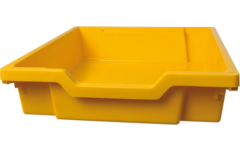 Gratnell lade F1 - 31 x 43 x 7,5 cm (lxdxh), geel /Sunshine Yellow (02)
