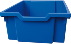 Gratnell lade F2 - 31 x 43 x 15 cm (lxdxh), blauw / Royal Blue (06)