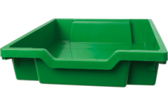 Gratnell lade F1 - 31 x 43 x 7,5 cm (lxdxh), groen / Grass Green (10)