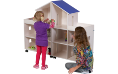 Klip Klap poppenhuis H115xB150xD37,5 cm dak