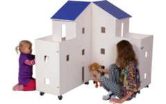 Klip Klap poppenhuis H115xB150xD37,5 cm dak