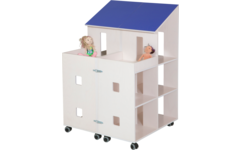 Klip Klap poppenhuis H115xB150xD37,5 cm dak