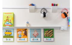 Info Rail+, wit 200 cm, inclusief