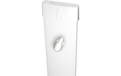 Card Rail wit, 114 cm, inclusief bevestigingsmateriaal en magneetjes