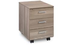 Ladenblok 3 laden, Elm met softclose