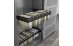 Kantelbeveiliging voor 4 hang- mappenframes/ opbergladen 120 cm