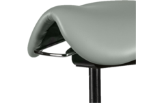 Zadelkruk zithoogte 46-61 cm, luxe kunstleder Pastelgroen/1