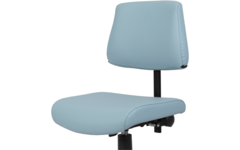Stoel zithoogte 43-57 cm, luxe kunstleder Lichtblauw/03