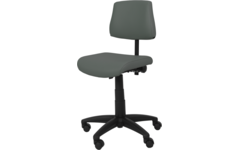 Stoel zithoogte 43-57 cm, luxe kunstleder Olijf/16