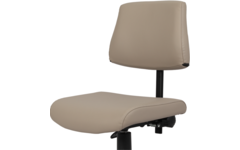 Stoel zithoogte 43-57 cm, luxe kunstleder Taupe/08