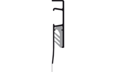Info Rail wit 200 cm (inclusief bevestigingsmateriaal en eindkappen)