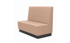 Bank Loco 120cm, met plint, stof 7x 32M1630 Beige