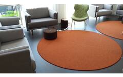 Tretford Interland rond 150cm gefeston. met vliesrug, 555 champignon