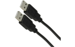 USB kabel 2.0 - A male - USB B male zwart 3.0 meter