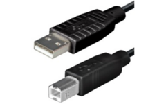 USB kabel 2.0 - A male - USB B male zwart 1.8 meter