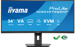 iiyama Monitor 34" UQHD Curved/USB-C/HDMI/DP/IHV