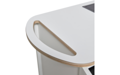 Lumaz Houten Oplaadkar LMZ32-H/Cap. 32 devices/Max. 16"/Kleur wit