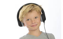 Safe 'n Sound Hoofdtelefoon set van 6 st. (Grijs) + 3 extra kabels