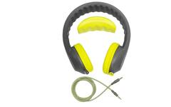 Safe 'n Sound hoofdtelefoon EduFlex Lime met Mini Jack en USB-C kabel