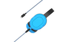 Lumaz Edu Hoofdtelefoon set van 6 st. (Blauw) + 2 kabels Mini-jack en USB-C