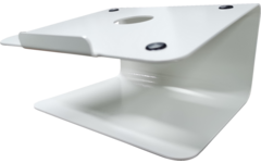 Lumaz Laptopstand/Wit/Rubberen voetjes/Hoogte 13,5 cm