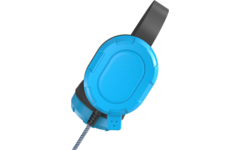 Educatie hoofdtelefoon incl. microfoon / doos met 6 stuks / Kleur: Zwart/Blauw