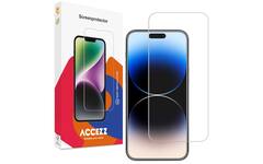 Accezz Gehard Glas Screenprotector voor de iPhone 15 / 15 Pro / 16