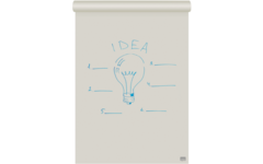 Flipoverblok 95,5 x 65 cm blanco/ruit, per 2 x 50 vel