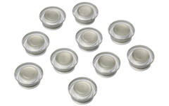 Glasbordmagneet NOBO 32mm transparant extra sterk, 10 stuks