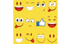 Beloningsstickers 439 lachebekkies, 100 motieven, 2000 stuks