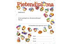 Pietendiploma's Sintsmileys 2357, 25 stuks