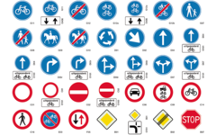 Beloningsstickers Verkeersborden 106, 70 motieven, 700 stuks