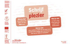 Beloningsstickers 127 Schrijf plezier 24 motieven, 480 stickers