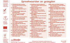 Beloningsstickers Spreekwoorden en gezegden 141 30 motieven, 600 stickers