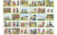 Beloningsstickers Fien en Teun circus 133 30 motieven, 600 stickers