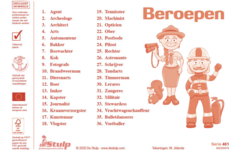 Beloningsstickers (serie 461) Beroepen, 36 motieven, 720 stuks