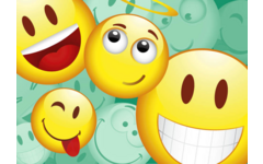 Miniposters 1074 Smileys, 4 motieven, 20 stuks