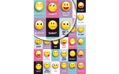 Beloningsstickers Smileys 034 36 motieven, 720 stickers