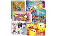 Miniposters snelbestelpakket  Fantasie, 8103, 12 mot. 120 st.