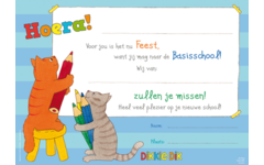 Getuigschriften Dikkie Dik 1 motief, 10 stuks