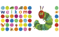 Oproepkaart Rupsje Nooitgenoeg 5293, 2 motieven, 25 stuks